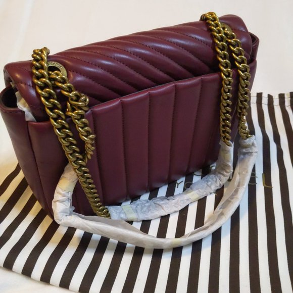 NWOT Henri Bendel 712 Convertible Shoulder Bag in Oxblood - Picture 6 of 16